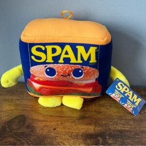 Fiesta Licensed SPAM Plush Toy With Tags Cute SPAM Hamburger Character